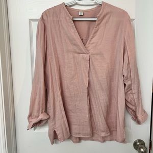 XL - Old Navy pleated Linen Blouse